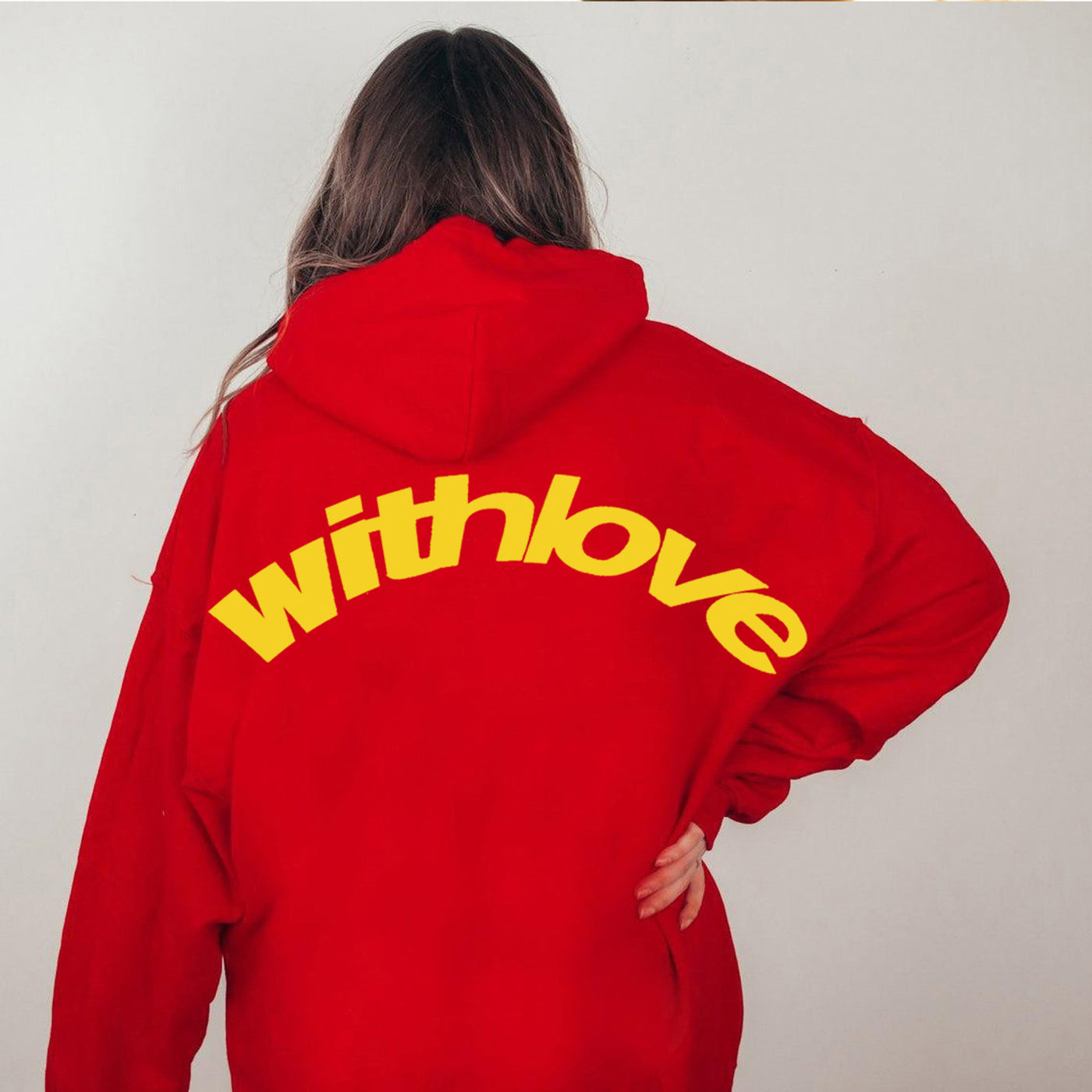 with love hoodie