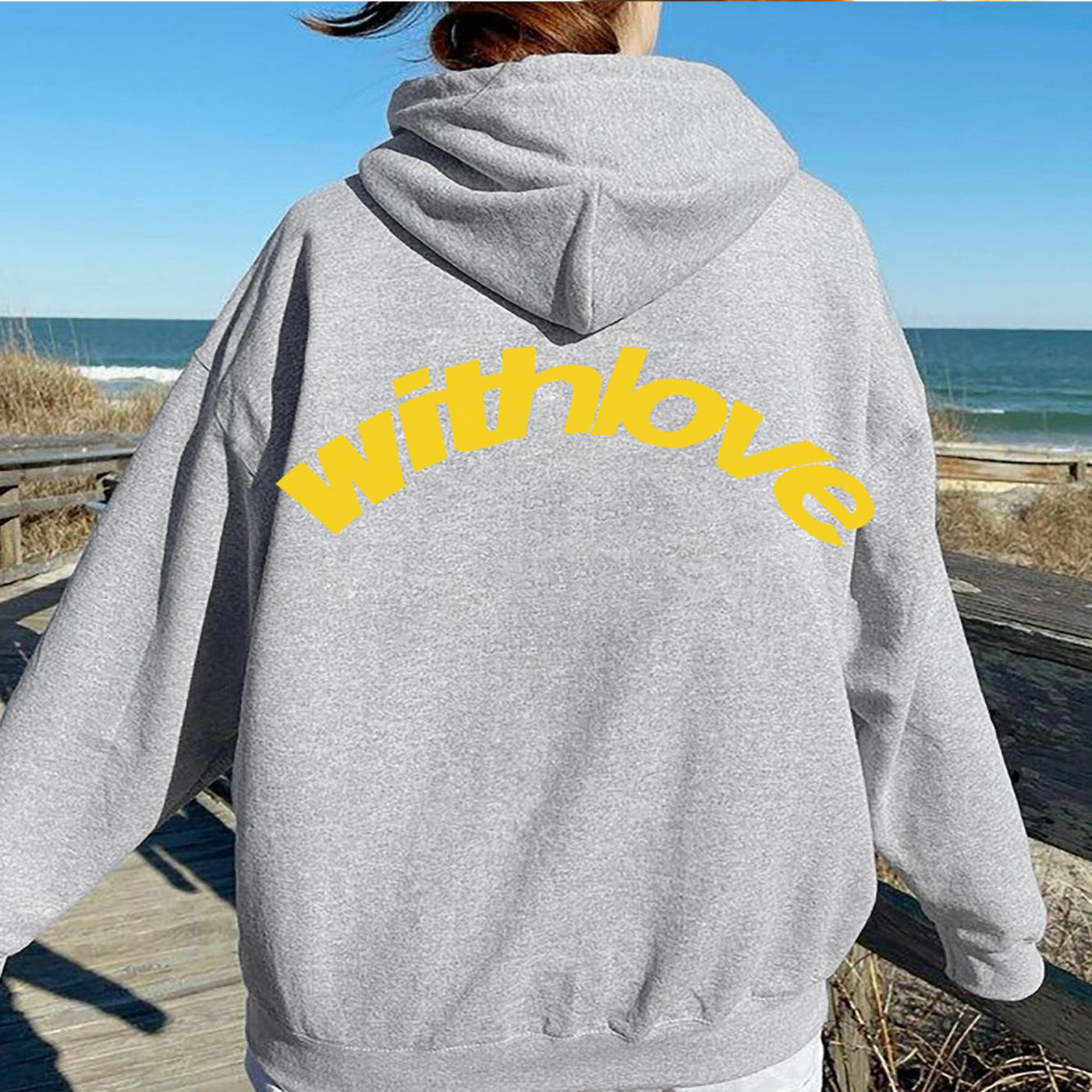 with love hoodie