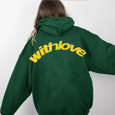 with love hoodie