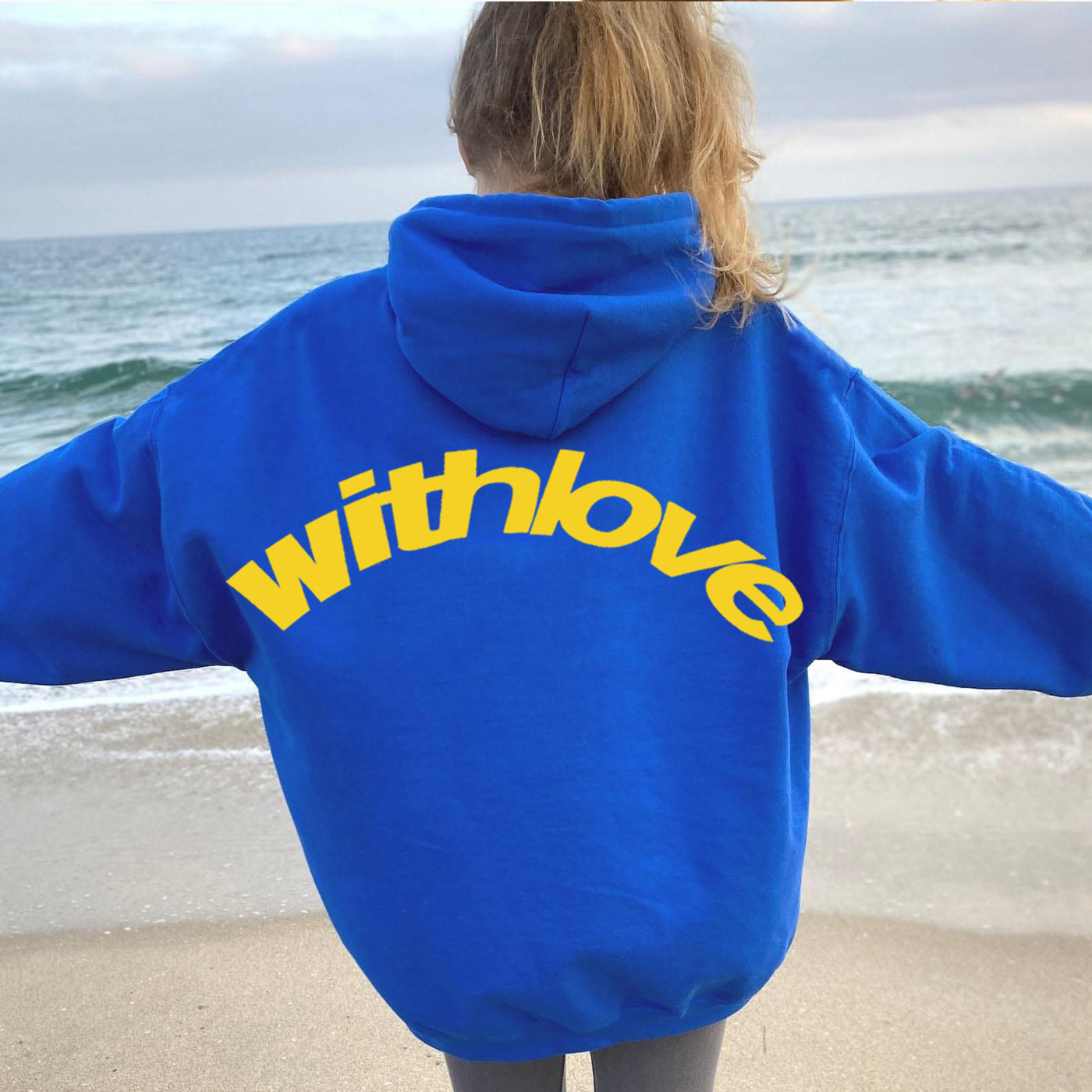 with love hoodie