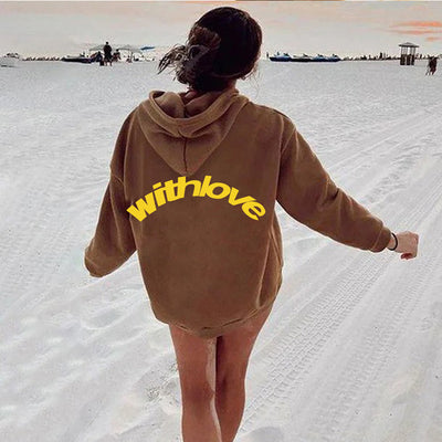 with love hoodie